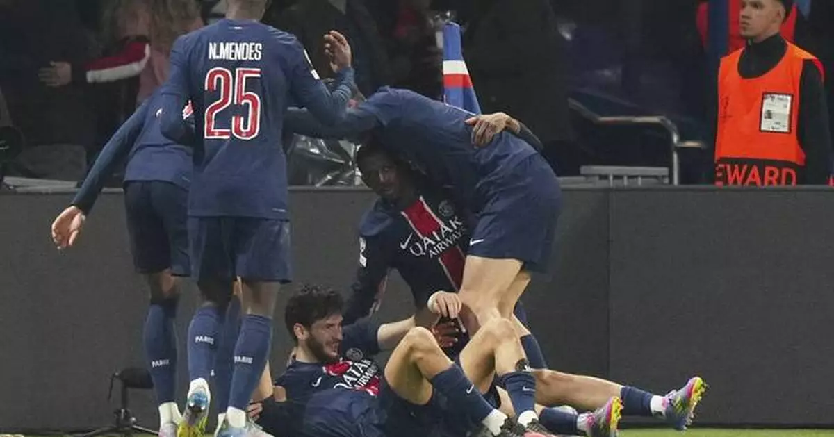 Kvaratskhelia's wonder goal helps PSG beat Aston Villa 3-1 in 1st leg of CL quarterfinals