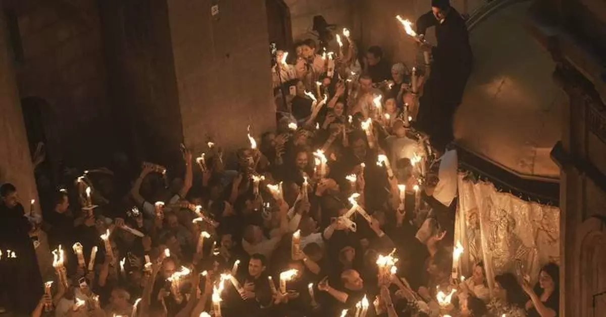 What's behind the visually stunning 'Holy Fire' ceremony in Jerusalem?