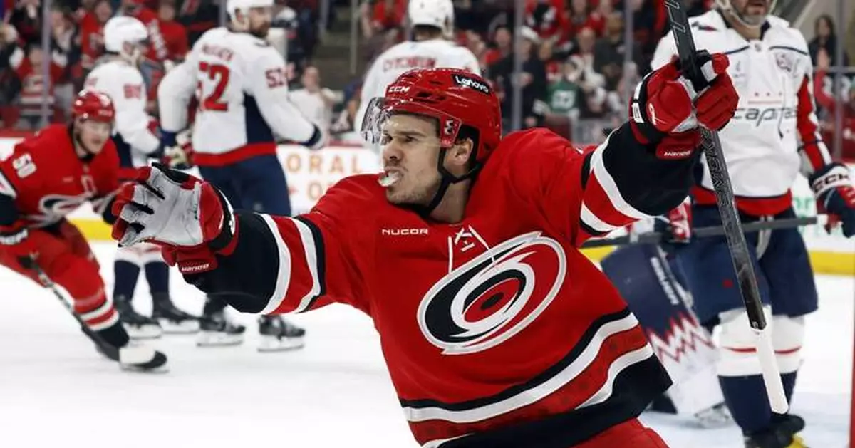 Ovechkin scores again, but the Hurricanes beat the Capitals to clinch a playoff spot