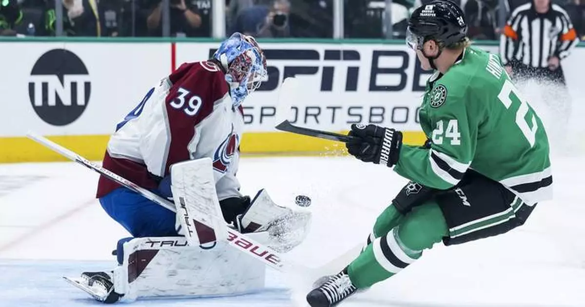 Blackwood is new in net for playoff-experienced Avalanche and seeks a 2-0 series lead over Stars
