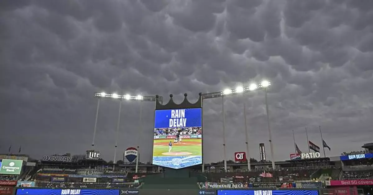 Game between Rockies and Royals postponed due to rain; teams will play doubleheader Thursday