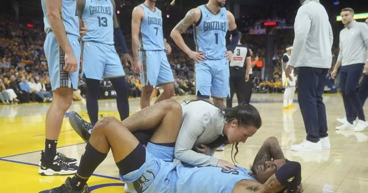 What injured ankle? Ja Morant flies around court helping Grizzlies take West's 8th seed