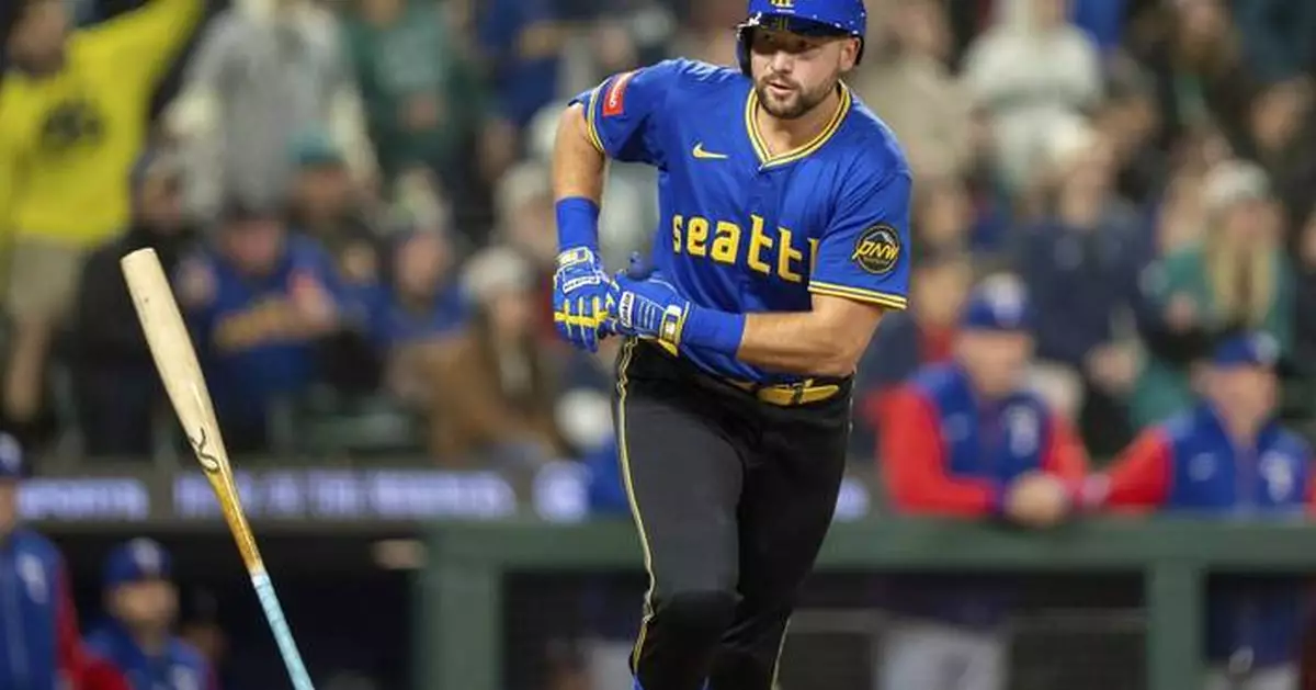 Raleigh hits go-ahead home run to lift Mariners to 5-3 win over Rangers