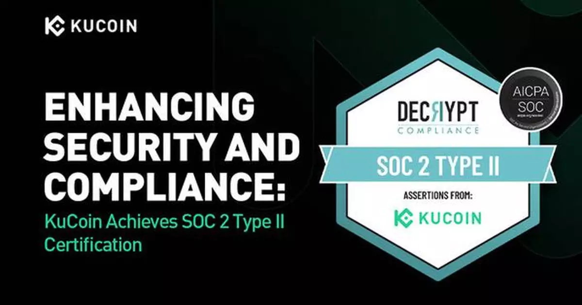 KuCoin Achieves SOC 2 Type II Certification: Strengthening Security and Compliance Standards