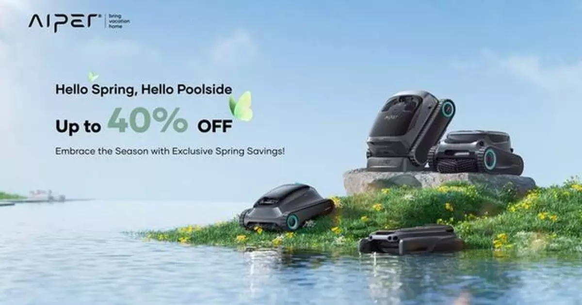 Ditch the Pool Cover and Dive Into Spring Cleaning: Aiper Shares New Deals to Get Your Pool Summer-Ready