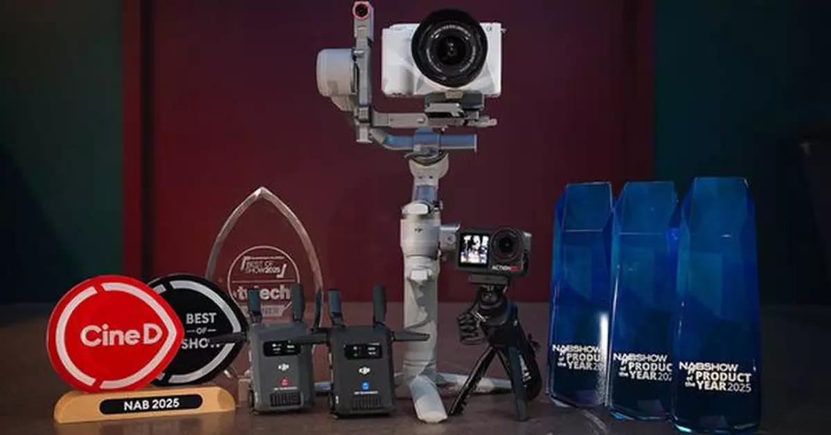 DJI's Ronin and Osmo Win Five Awards at NAB Show 2025