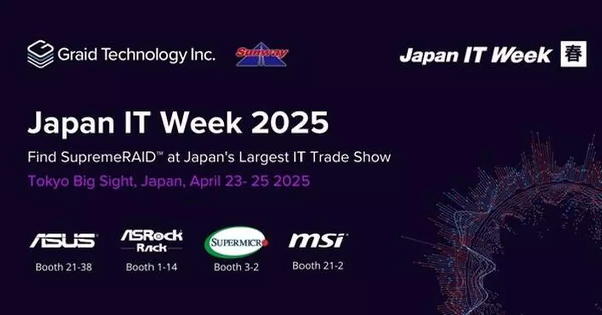 Graid Technology Brings Breakthrough GPU RAID Innovation to Japan IT Week Spring 2025