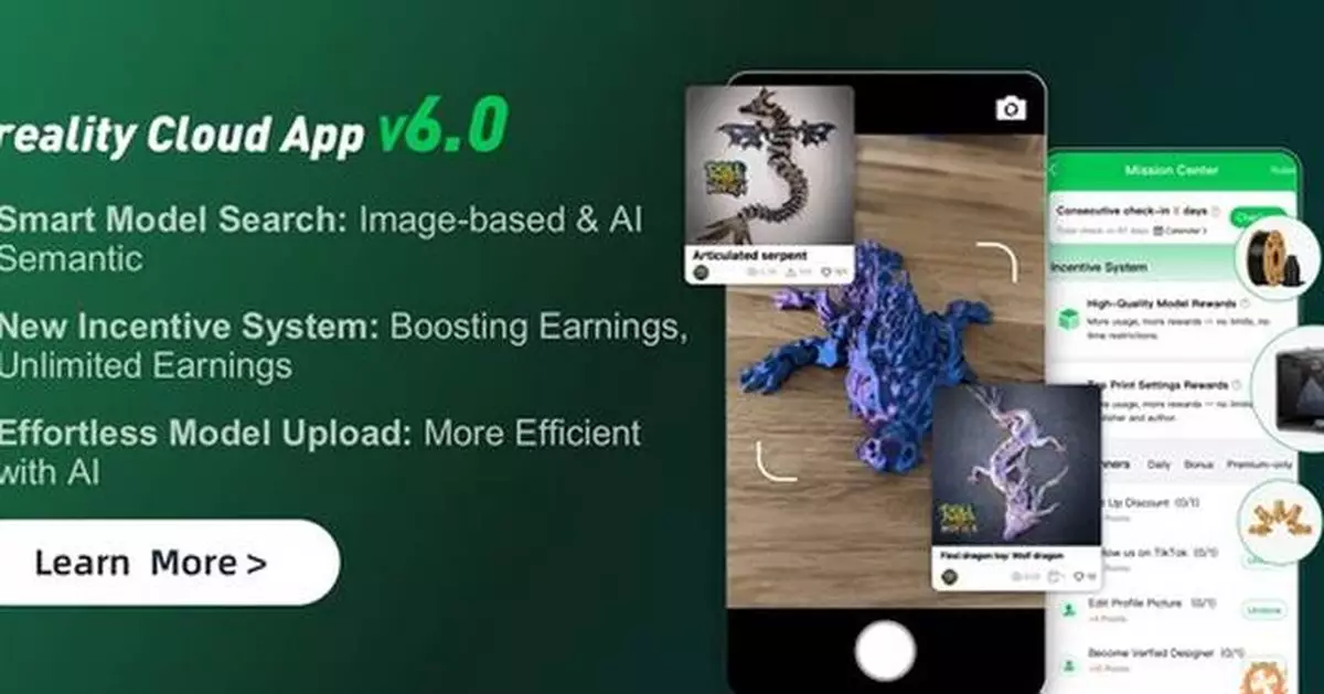 Creality Launches Creality Cloud Version 6.0 with AI Features and New Incentive System