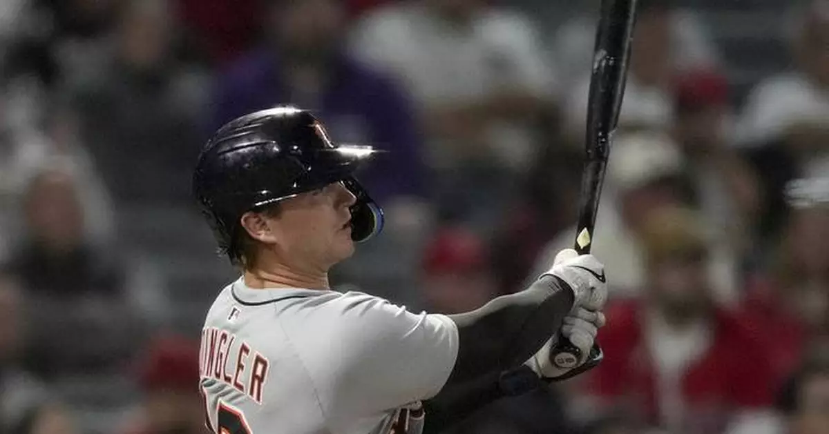 Tigers score 8 runs in final 2 innings of 10-4 comeback win over Angels