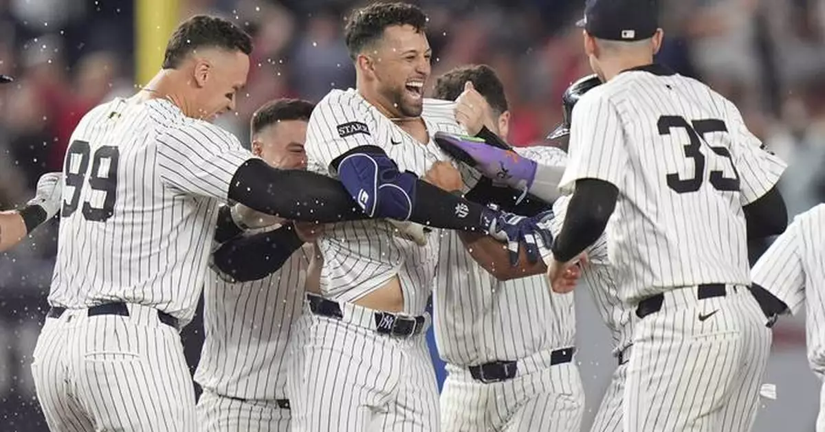 Yankees rally past Padres 4-3 in 10 innings after breaking up Cease's no-hit bid in 7th