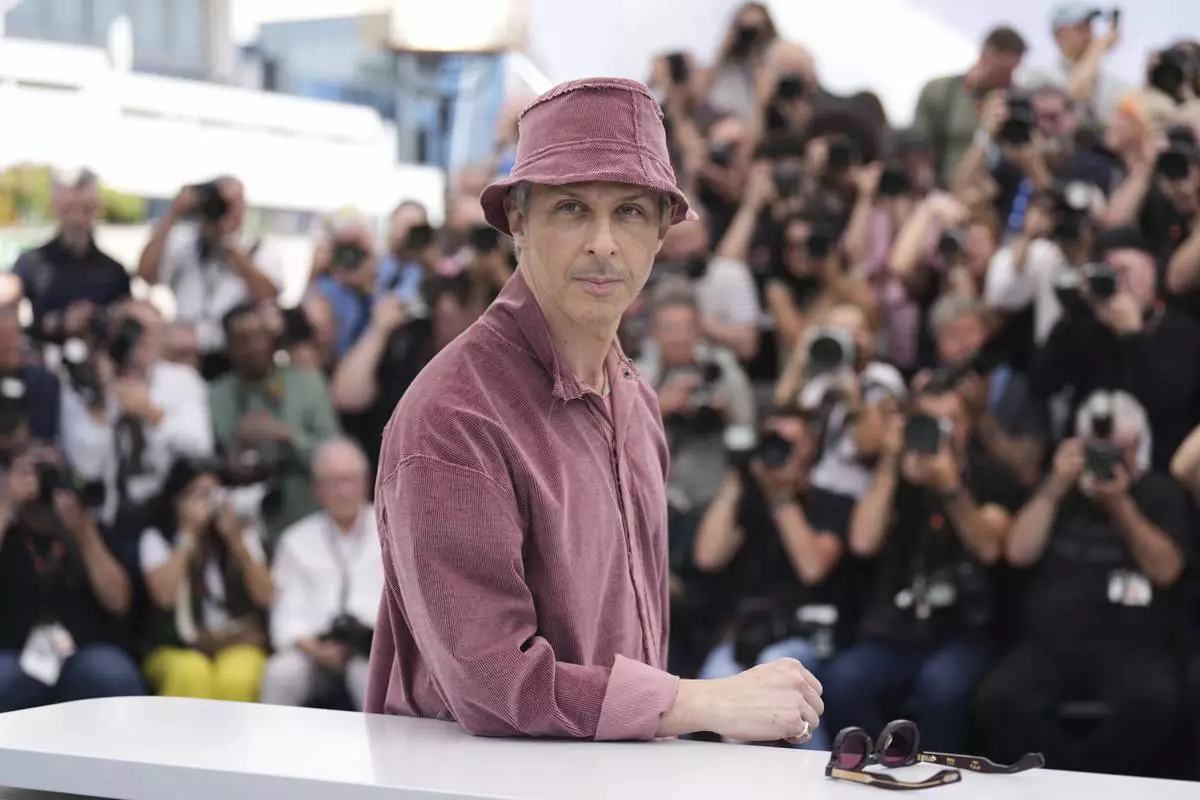 Jury member Jeremy Strong poses for photographers at the jury photo call at the 78th international film festival, Cannes, southern France, Tuesday, May 13, 2025. (AP Photo/Natacha Pisarenko)