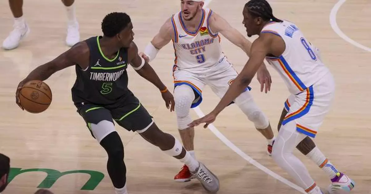 Rested Timberwolves look listless in 114-88 loss to Thunder in Game 1 of Western Conference finals