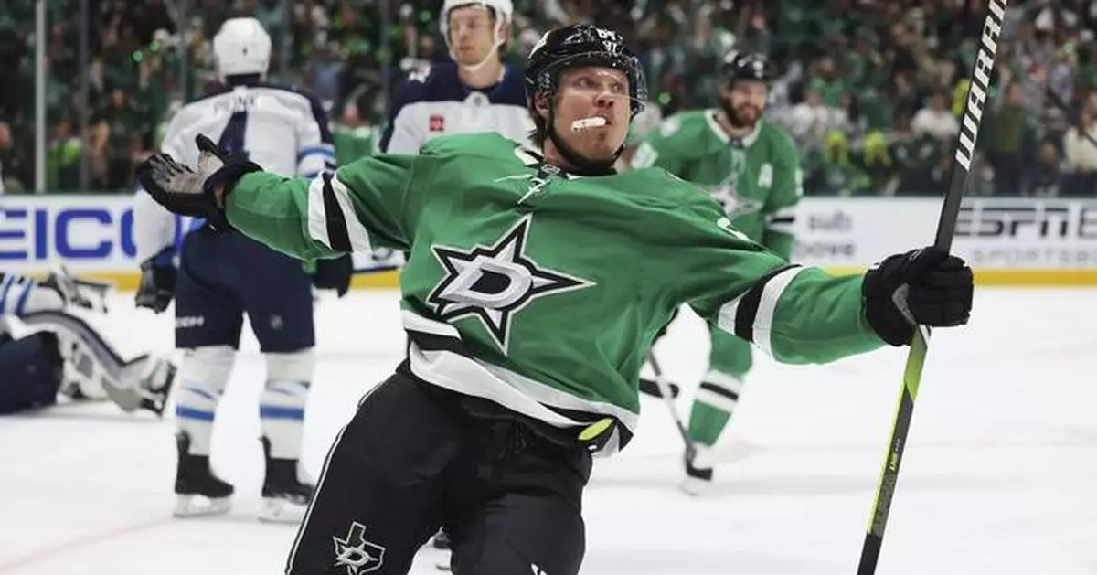 Mikael Granlund gets 1st career playoff hat trick as Stars beat top-seeded Jets for 3-1 series lead