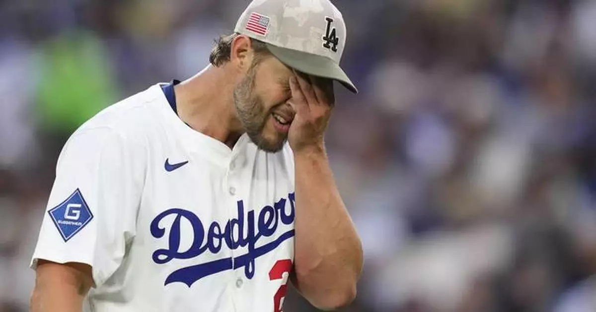 Kershaw exits after 4 shaky innings in rusty season debut for Dodgers
