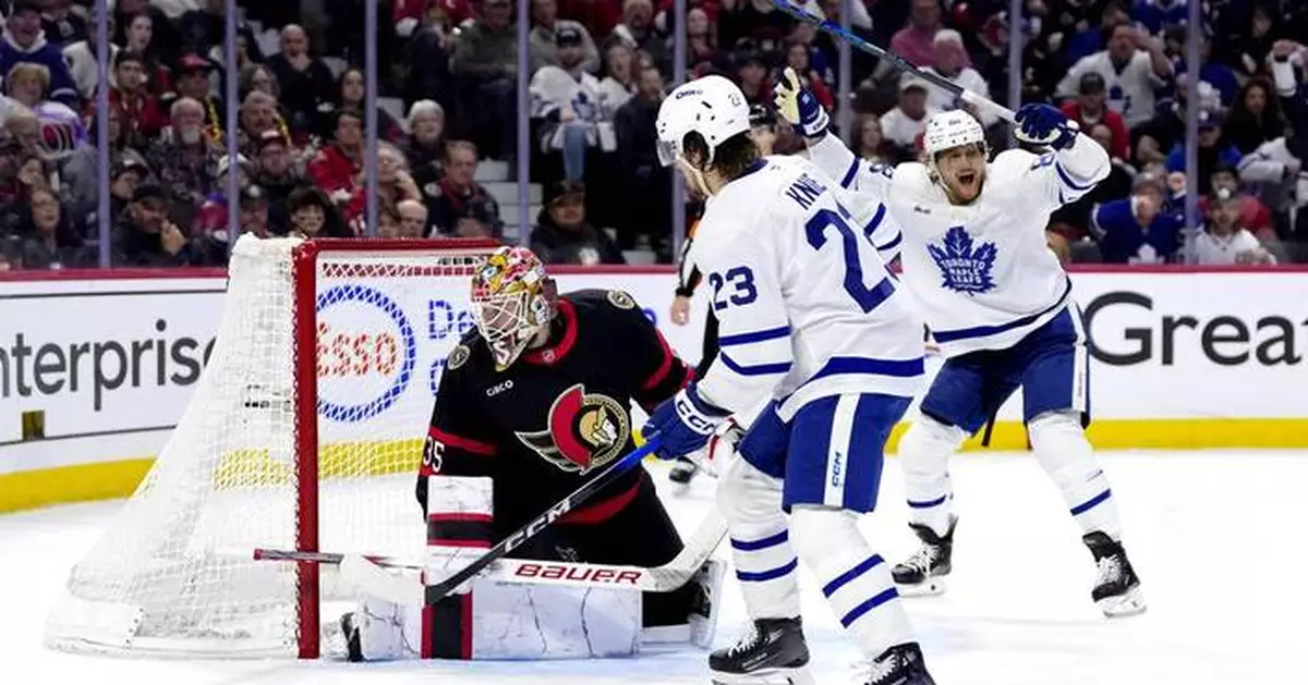 Maple Leafs advance to the 2nd round of NHL playoffs by eliminating Senators 4-2 in Game 6