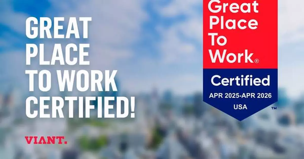 Viant Earns Great Place To Work Certification™ For Fourth Consecutive Year