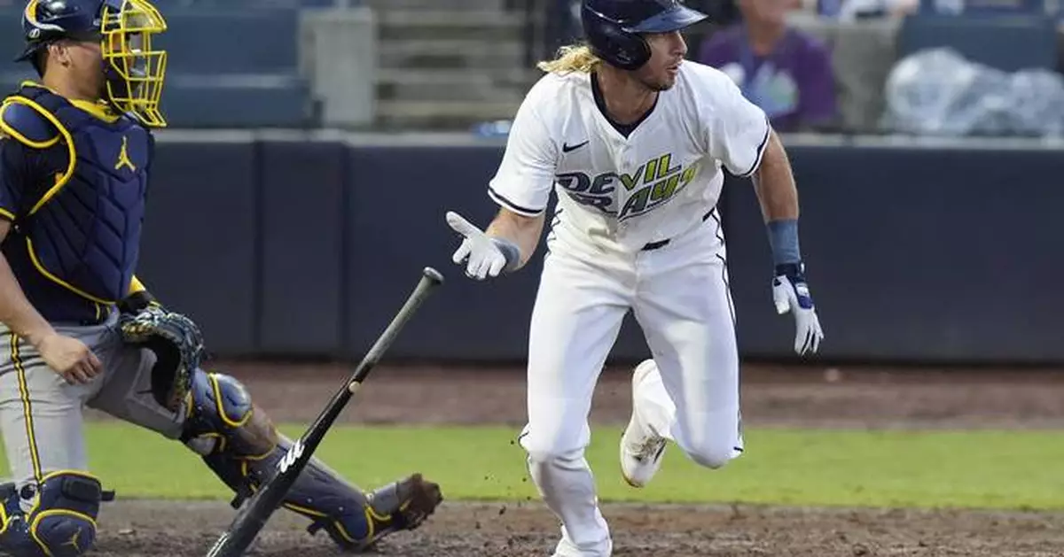 Jankowski drives in winning run as Tampa Bay beats Milwaukee 3-2 after historic rain delays