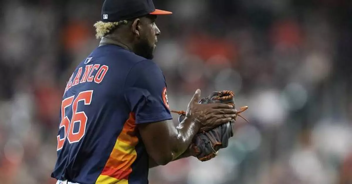 Ronel Blanco strikes out career-high 11 in 8 innings as Astros blank Reds 6-0