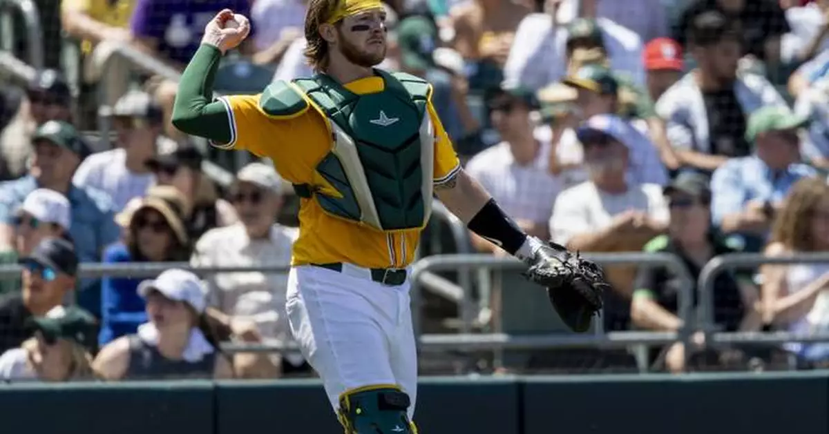 MacIver hits go-ahead single, throws out runner to end game as A's stop skid and Phils' win streak