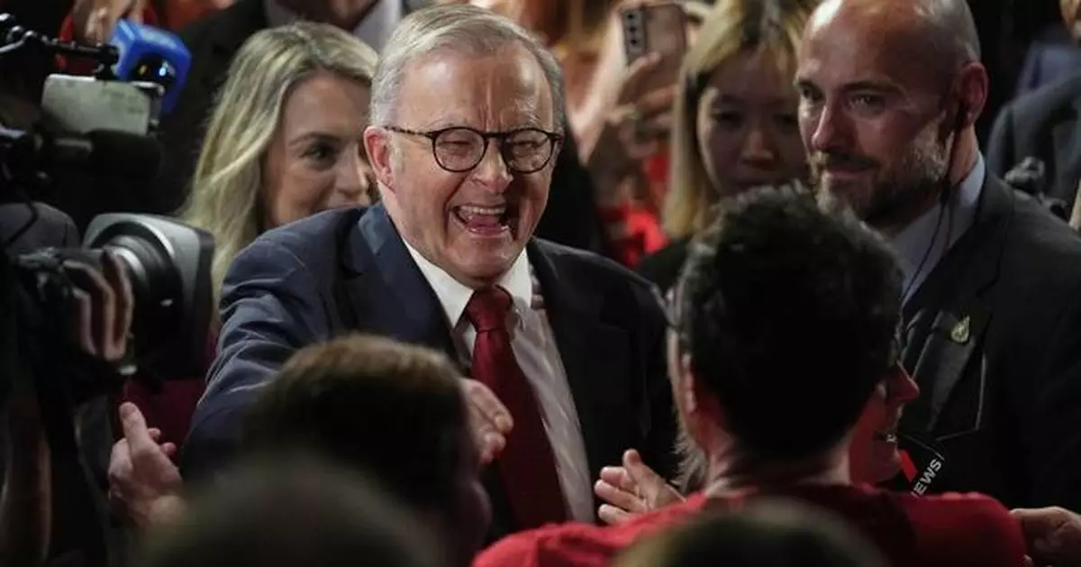 Australia's re-elected prime minister says voters chose unity over division