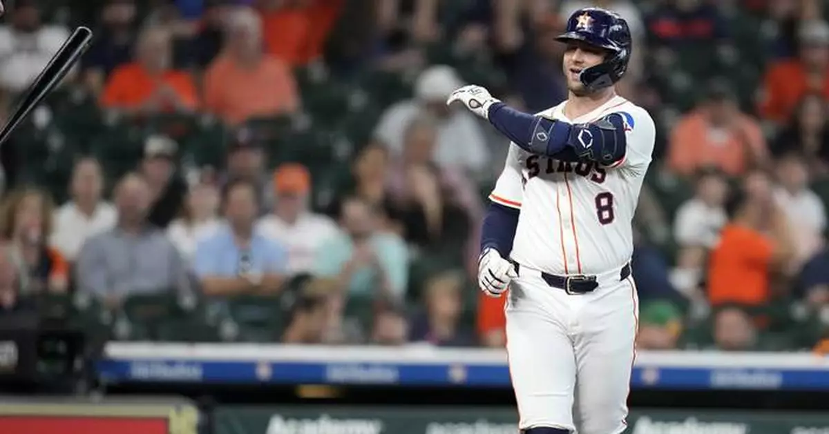 Houston's Christian Walker exits game after being hit by 96 mph pitch