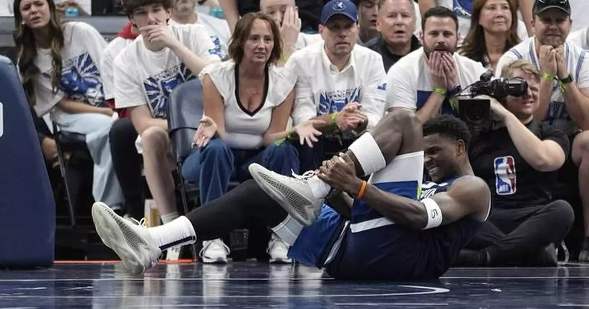 Anthony Edwards scares the Timberwolves with a sprained ankle before returning in strong finish