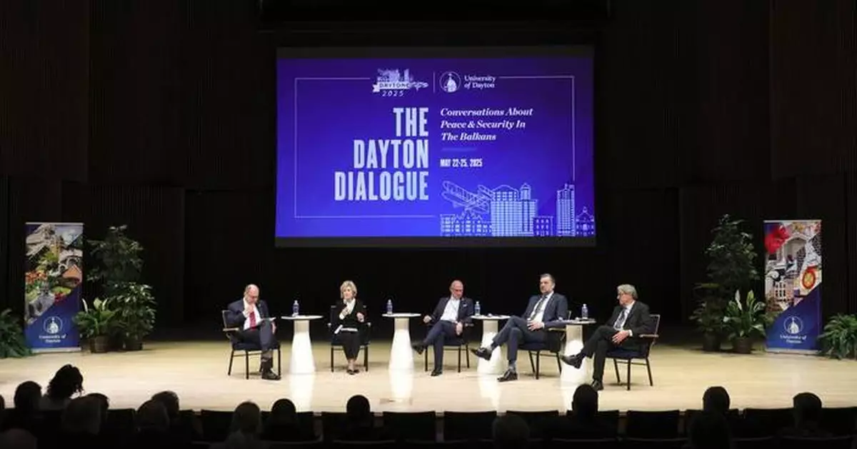 At commemoration of Dayton Peace Accords, NATO leader urges military spending to counter Russia