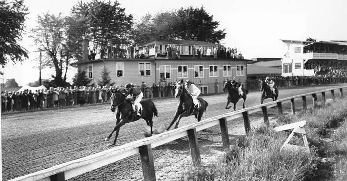 AP Photos: The 150th Preakness is the last at old Pimlico before demolition