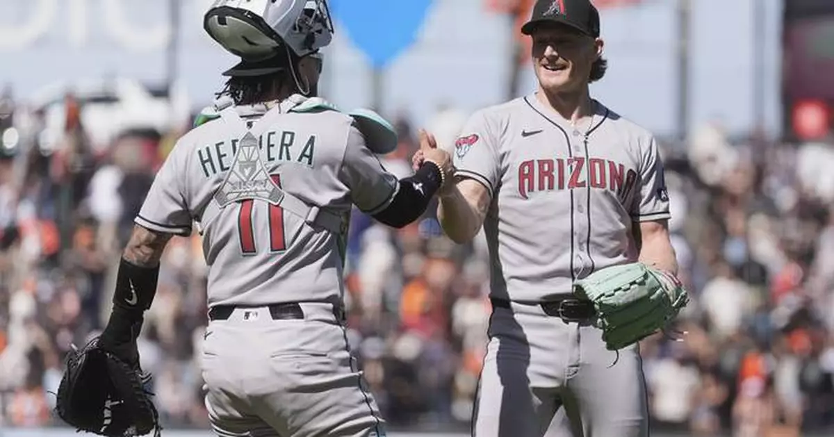 Marte hits 2 homers and Suárez adds 3-run blast as the Diamondbacks outlast the Giants