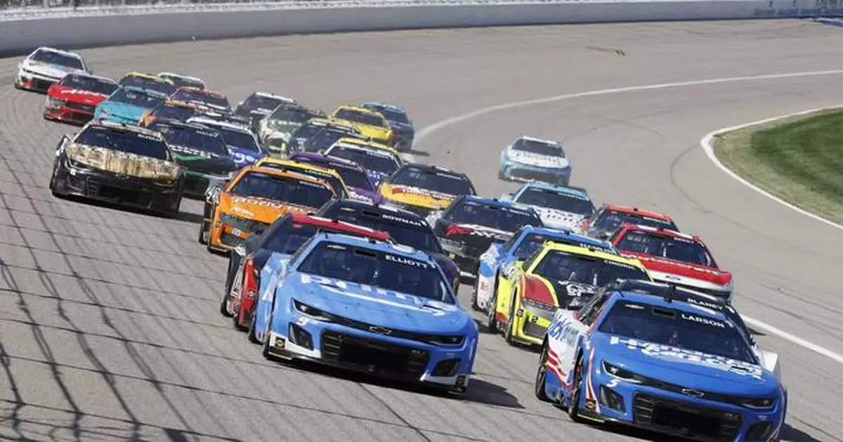 Kyle Larson wins again at Kansas, dominating for his 3rd NASCAR Cup Series win this season