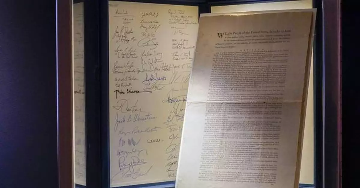 Ken Griffin will loan his copies of the Constitution and Bill of Rights so the public can see them