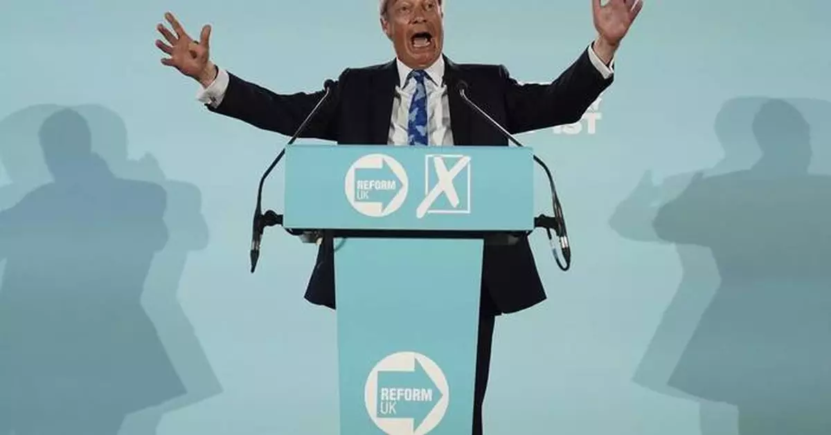 Nigel Farage takes aim at the UK's dominant parties with hefty gains in local elections