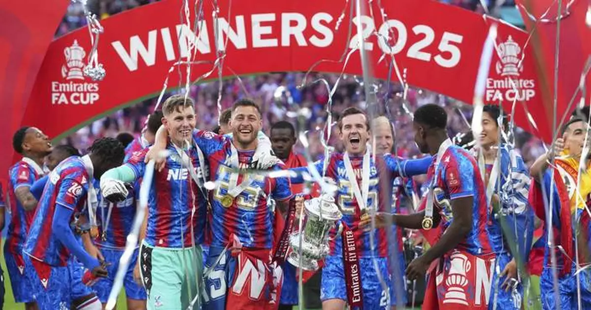 AP PHOTOS: Historic success for Crystal Palace in FA Cup upset
