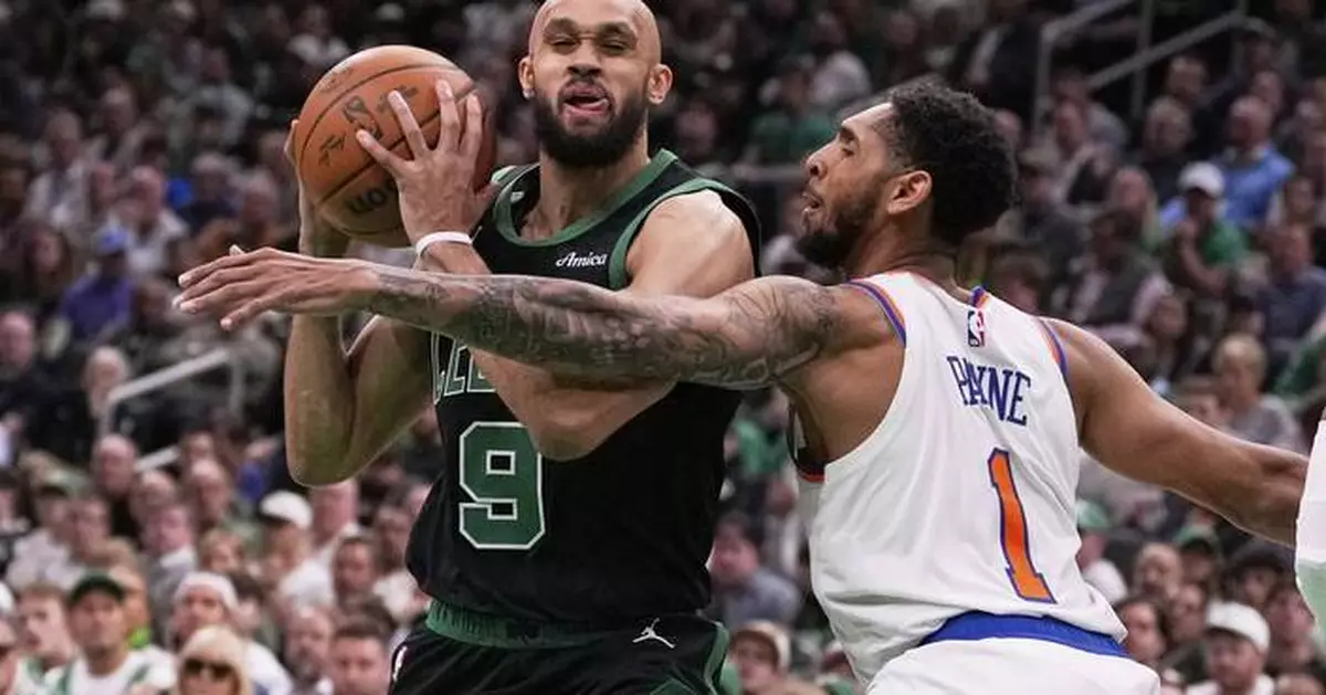 White scores 34 to help Celtics stave off elimination with 127-102 Game 5 win over Knicks