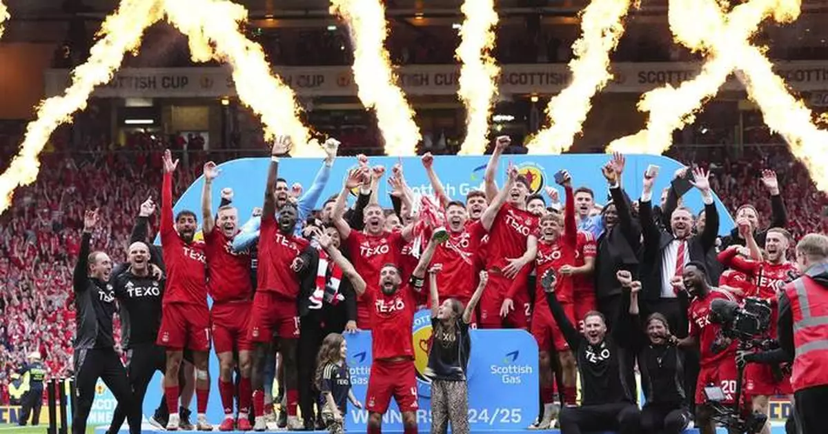 Aberdeen ends 35-year wait for Scottish Cup by upsetting Celtic in shootout