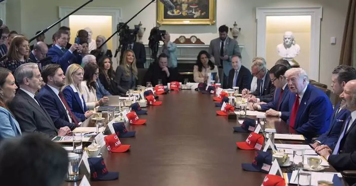 Lovefest or Cabinet meeting? For Donald Trump, it's both