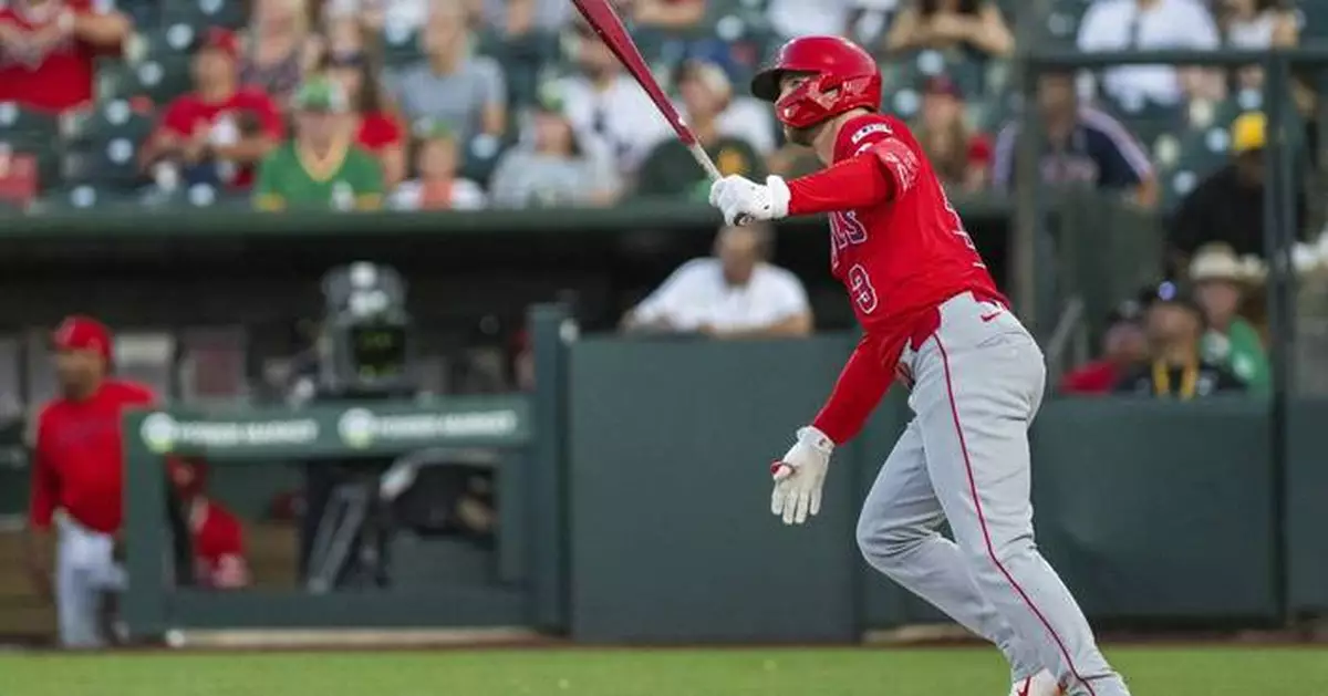 Ward and Schanuel lead Angels to 4-3 victory over slumping Athletics