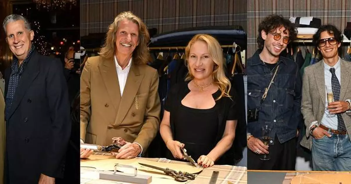 Huntsman and Menē Celebrate the Launch of Their Exclusive Collaboration