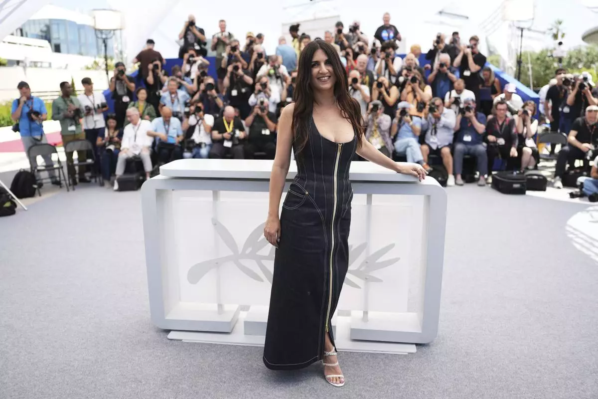 Geraldine Nakache poses for photographers at the photo call for the Camera d'Or jury at the 78th international film festival, Cannes, southern France, Wednesday, May 14, 2025. (Photo by Scott A Garfitt/Invision/AP)