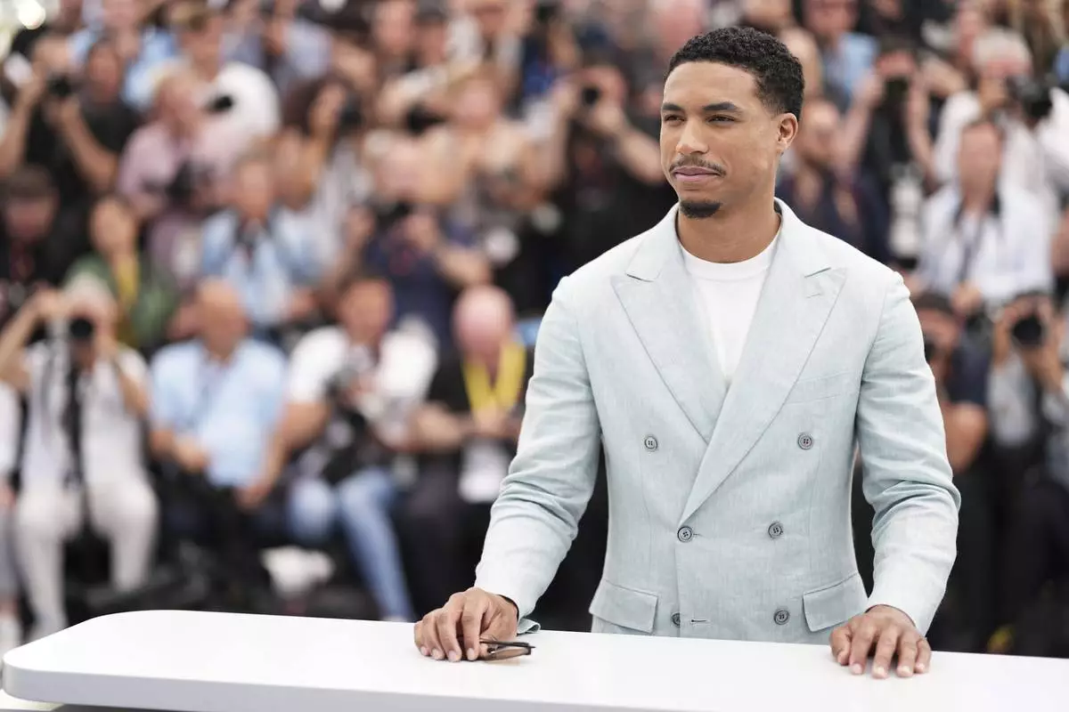 Greg Tarzan Davis poses for photographers during the photo call for the film 'Mission: Impossible – The Final Reckoning' at the 78th international film festival, Cannes, southern France, Wednesday, May 14, 2025. (Photo by Scott A Garfitt/Invision/AP)