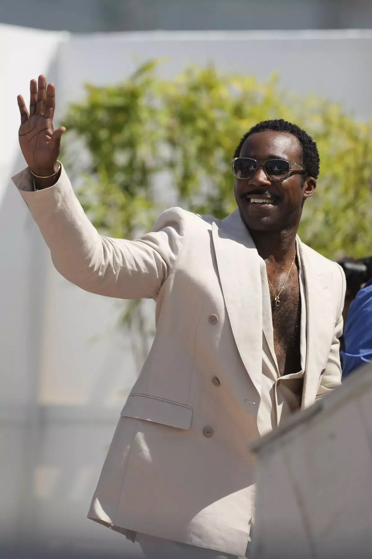 Tramell Tillman arrives for the photo call for the film 'Mission: Impossible – The Final Reckoning' at the 78th international film festival, Cannes, southern France, Wednesday, May 14, 2025. (AP Photo/Natacha Pisarenko)