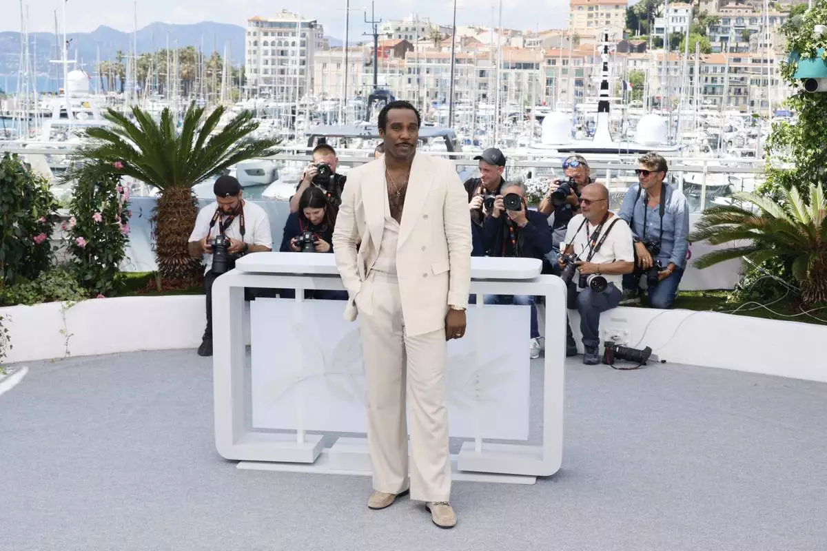 Tramell Tillman poses for photographers during the photo call for the film 'Mission: Impossible – The Final Reckoning' at the 78th international film festival, Cannes, southern France, Wednesday, May 14, 2025. (Photo by Joel C Ryan/Invision/AP)