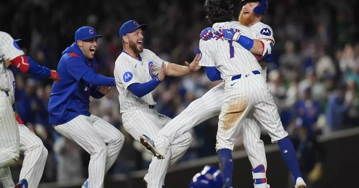 Hoerner, Turner deliver run-scoring hits in the 9th inning to rally Cubs past Marlins 5-4