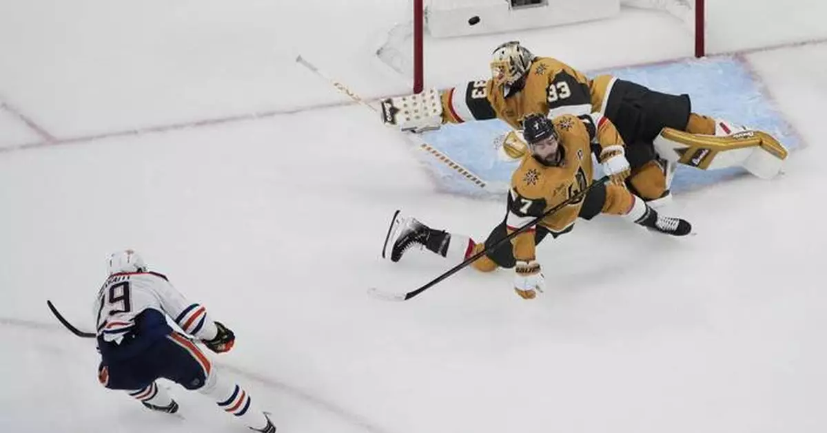 Draisaitl scores in OT to give Oilers a 5-4 win over Golden Knights and a 2-0 series lead