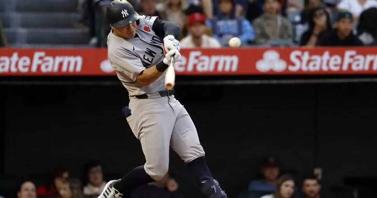 Volpe's 3-run double and Yarbrough's solid start propel surging Yankees to 5-1 win over Angels