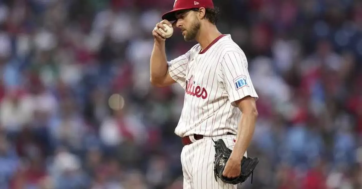Phillies right-hander Aaron Nola's return from sprained ankle slower than expected