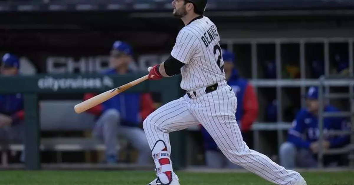 Benintendi helps the White Sox hand the Rangers their 6th consecutive loss