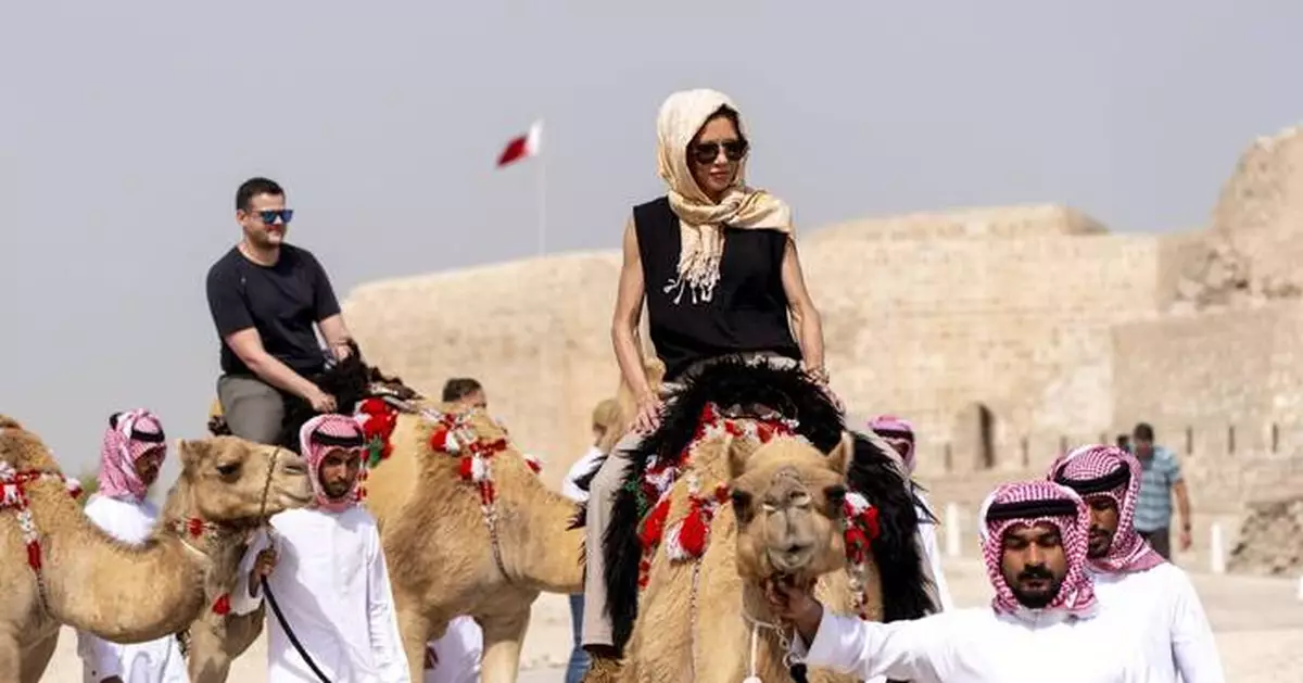 AP PHOTOS: US Homeland Security Secretary Noem visits Middle East