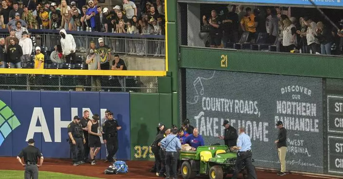 The 20-year-old man who fell to the warning track at a Pirates game is awake