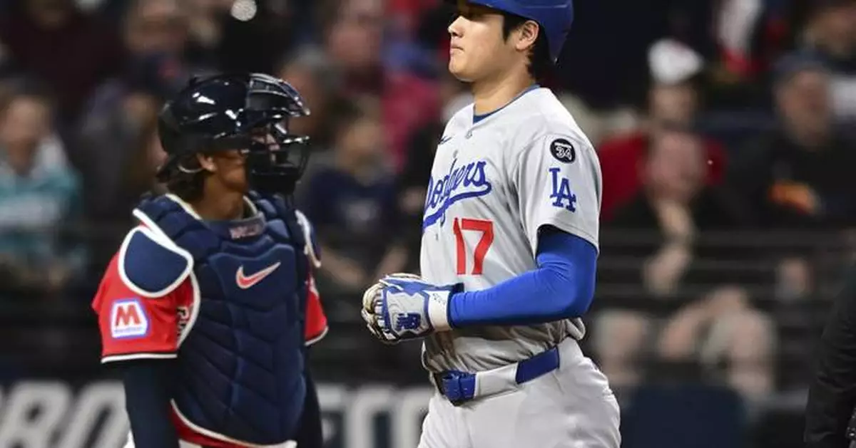 Ohtani hits major league-leading 20th home run in Dodgers' victory over Guardians